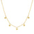 Diamond 18K Cinq Sunburst Necklace