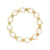 The Astral 18K Gemstone Latch Bracelet