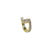 Gemstone 18K Bolt Ear Cuff