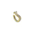 Gemstone 18K Ripple Ear Cuff