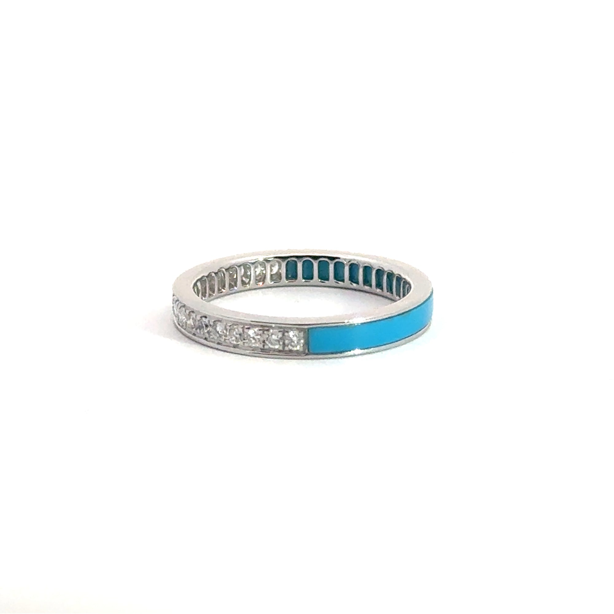 Selene 18K Gemstone & Diamond Band
