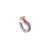 Gemstone 18K Ripple Ear Cuff