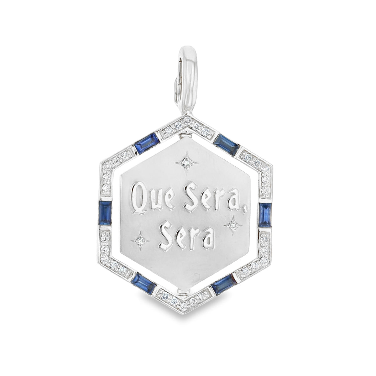 Que Sera 18K Flipping Pendant