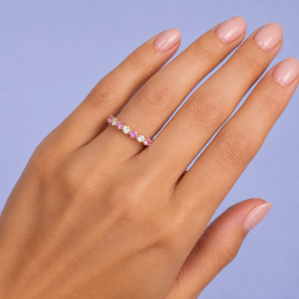 The Demi 18K Stacking Ring
