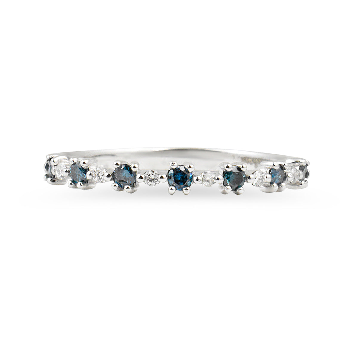 Diamond 14K Flowerette Ring