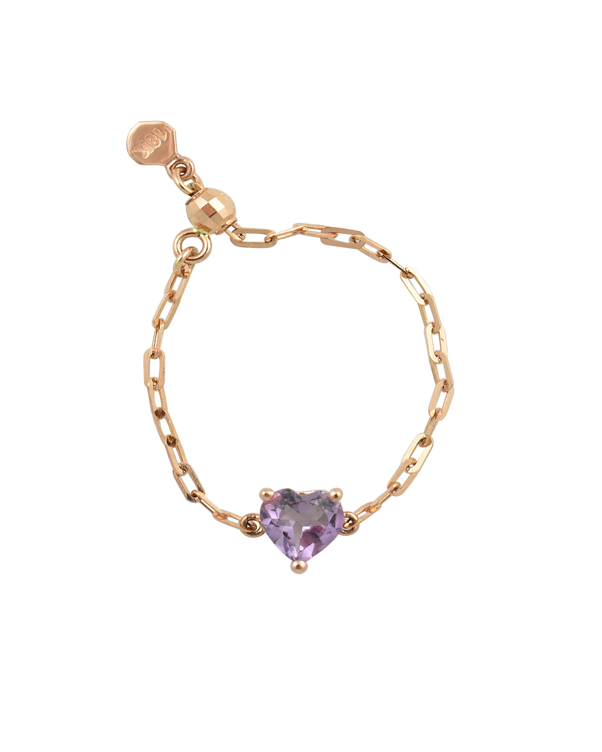 Gemstone Heart 18K "Perfect Fit" Ring