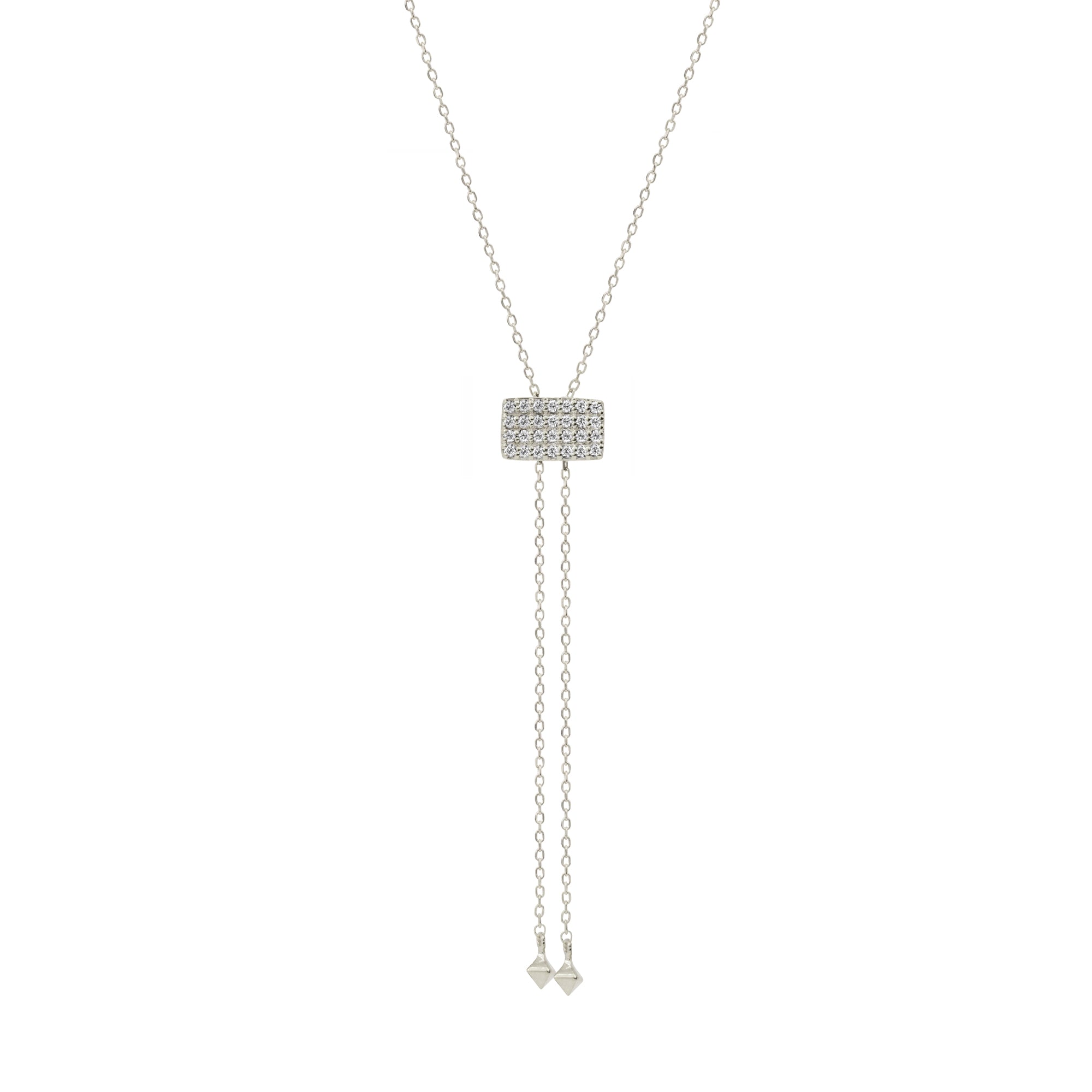 MF039783-14Y-Yellow Gold & Diamond Multi Layered Lariat Necklace-SVS Fine  Jewelry
