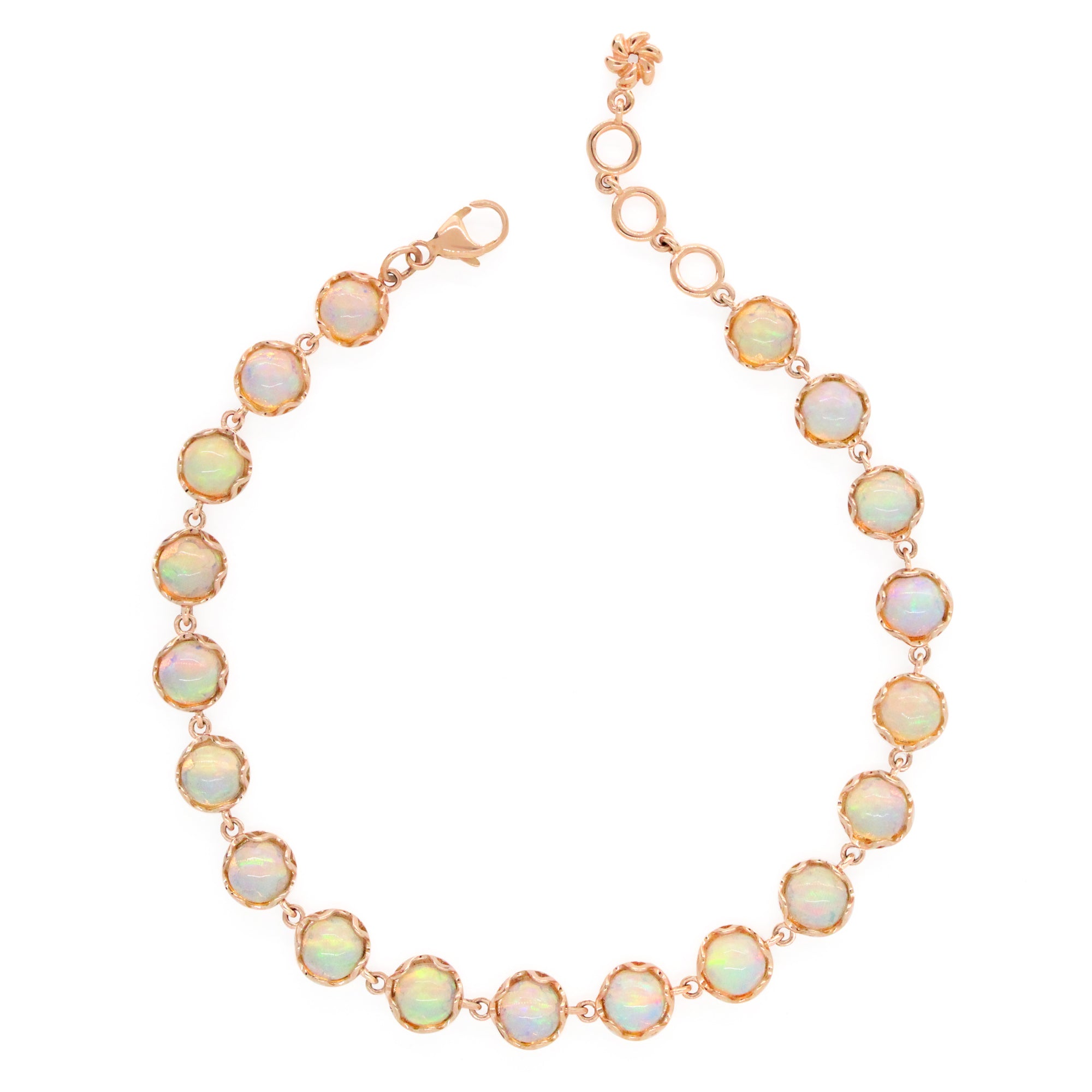 The Mama Bear 14K Cabochon Bezel Bracelet - Stevie Wren