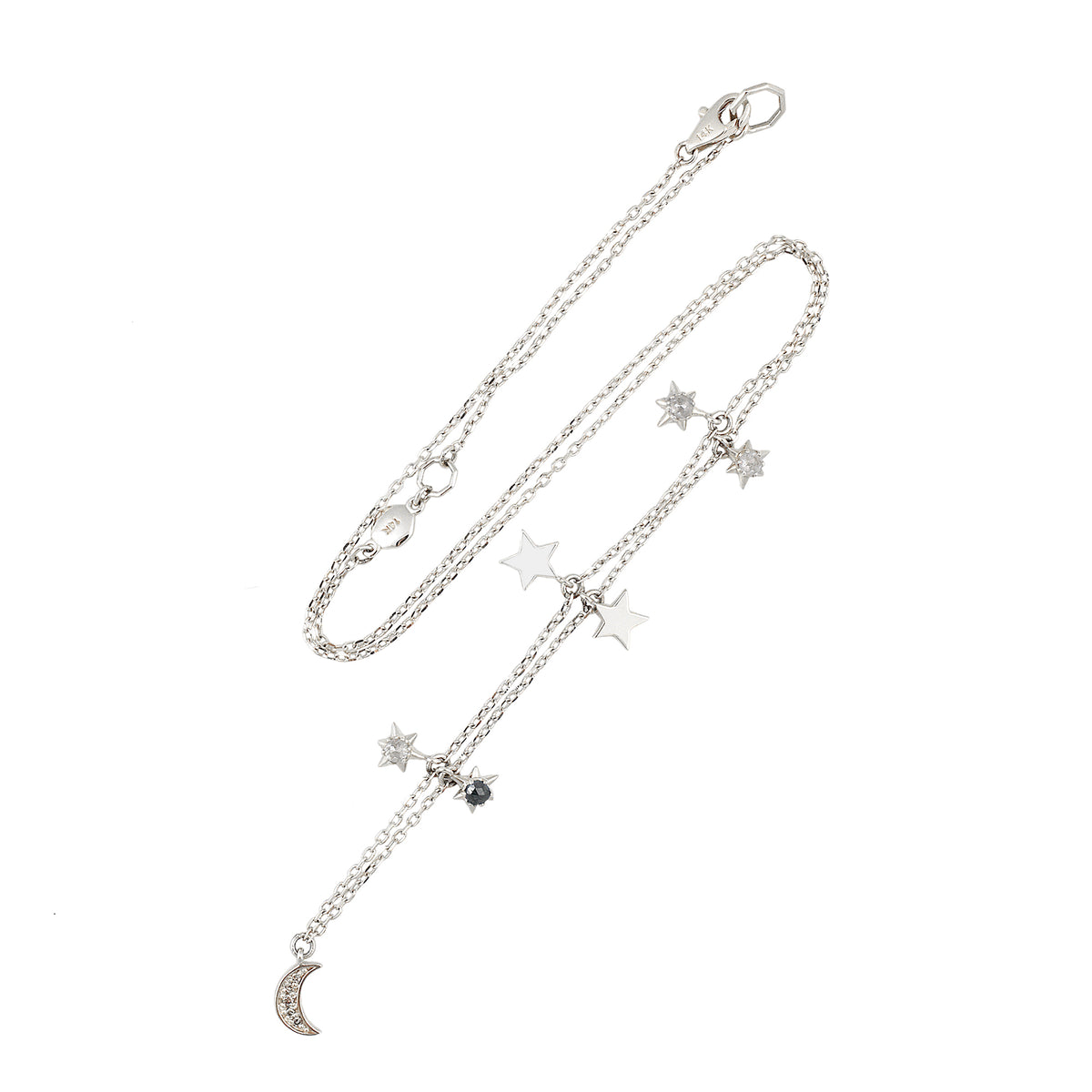 Diamond 14K Celestial Charm Necklace