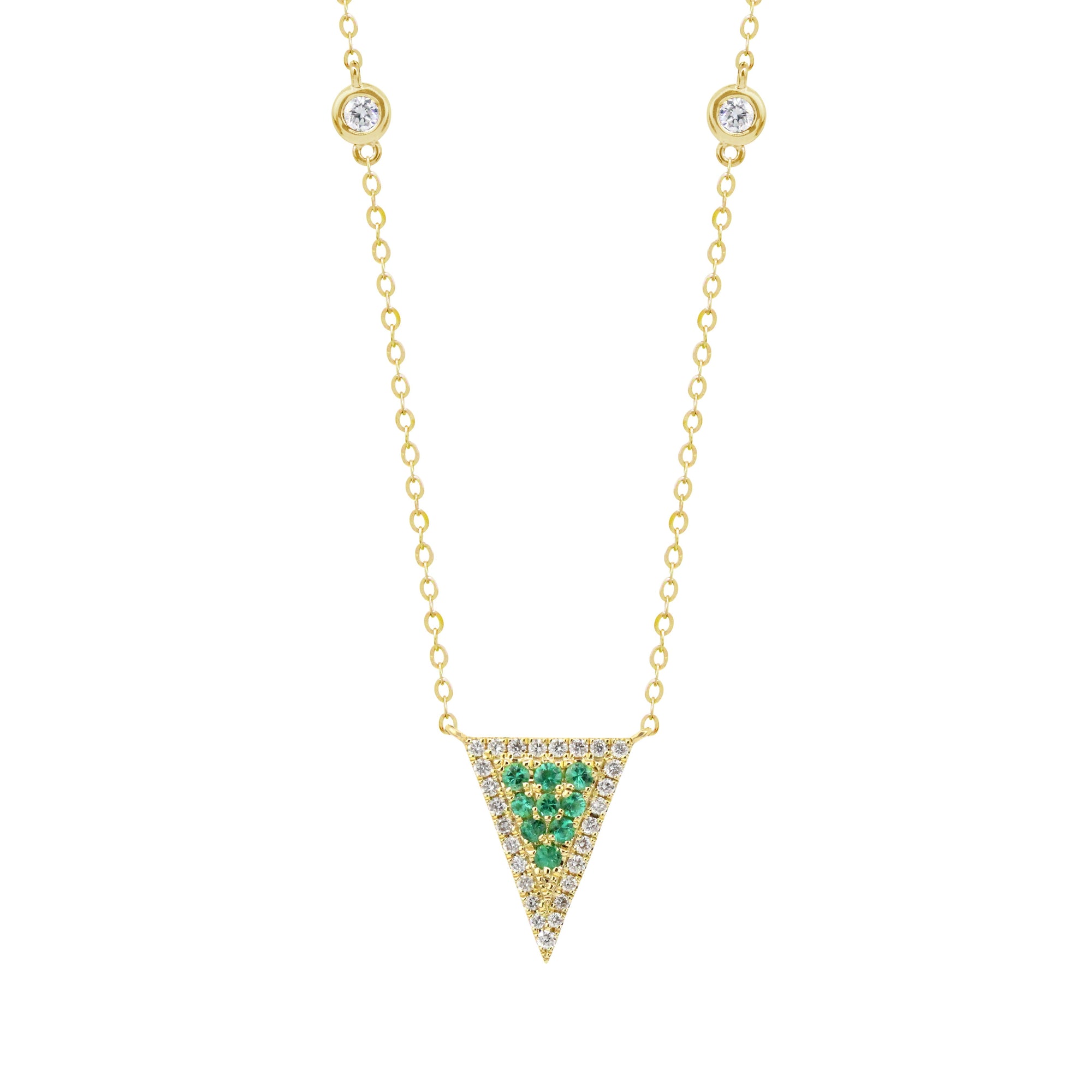正規品・関税込み◆HEI◆gemstone harmony necklace Fancy-Cut Mix Melody Gemstone & Hexagon-Shape Diamond