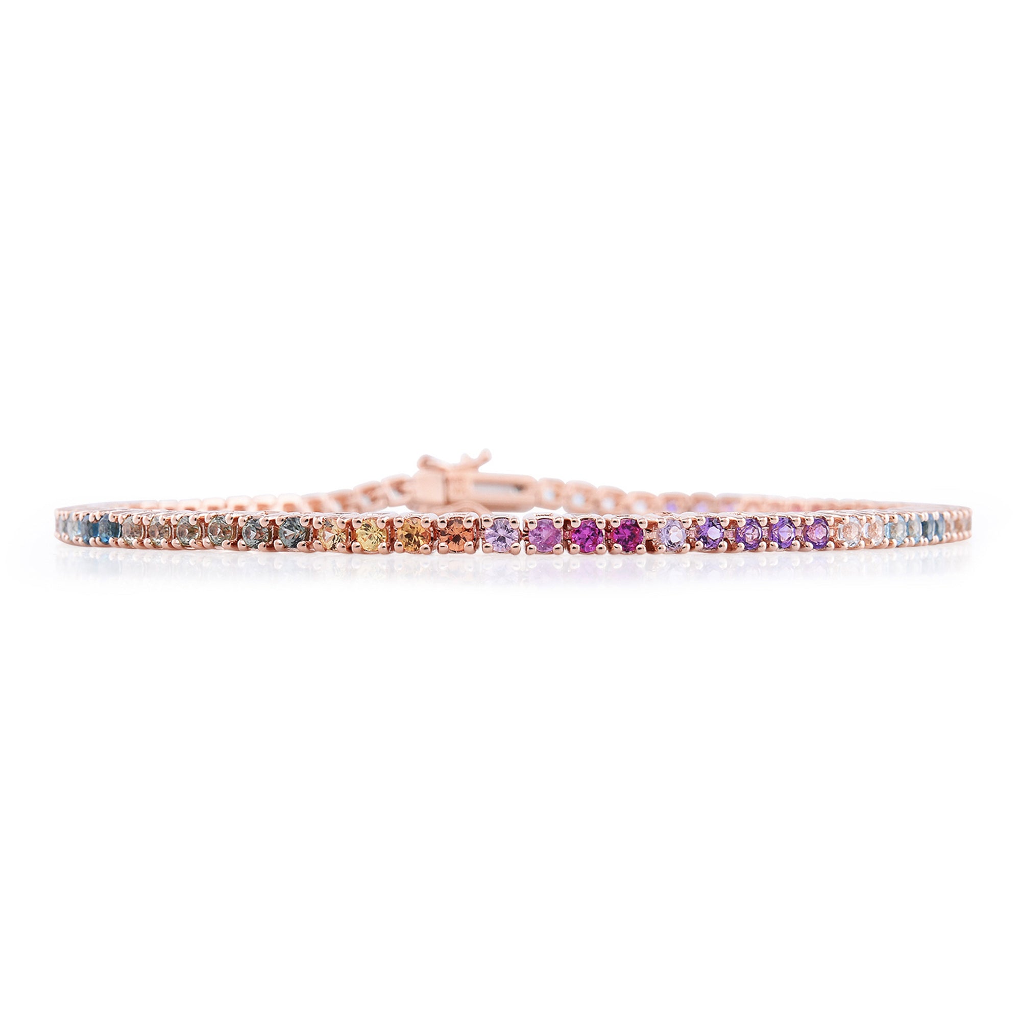 Rainbow Tennis Braceletnot Ombrérainbow Tennis Braceletone 