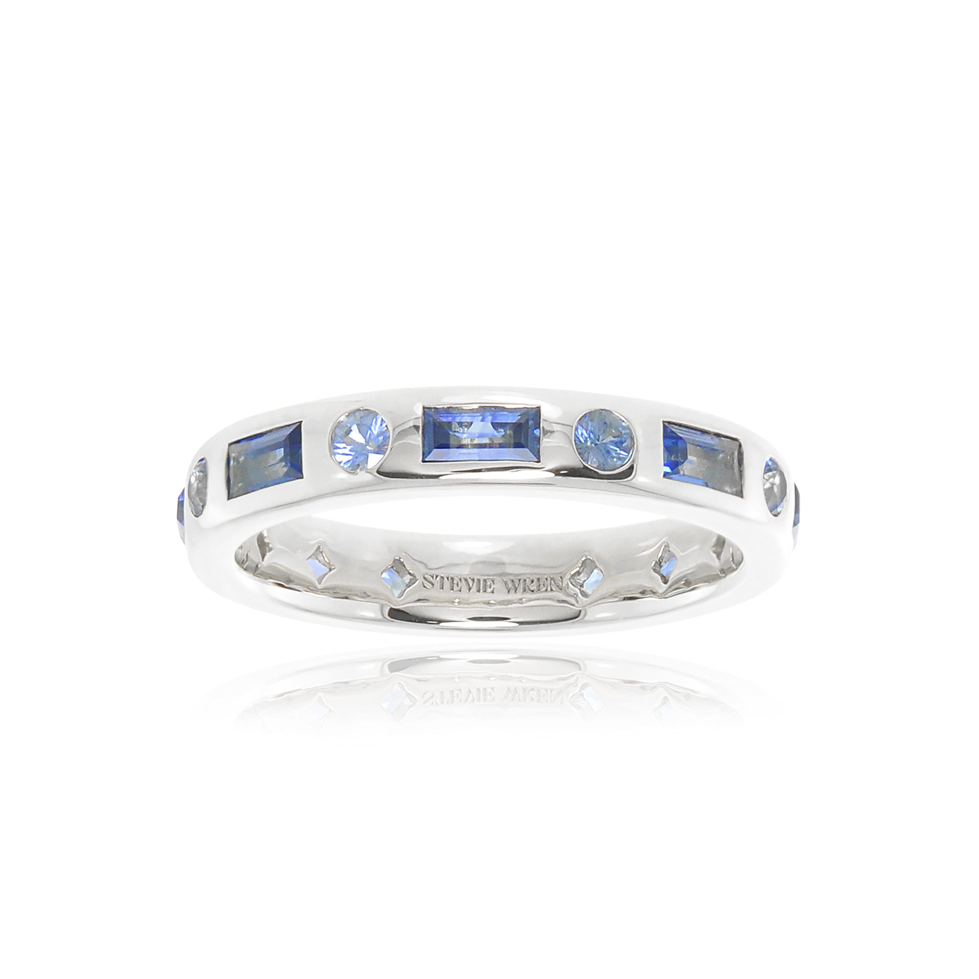 La alianza de eternidad de oro de 18 quilates Moxie