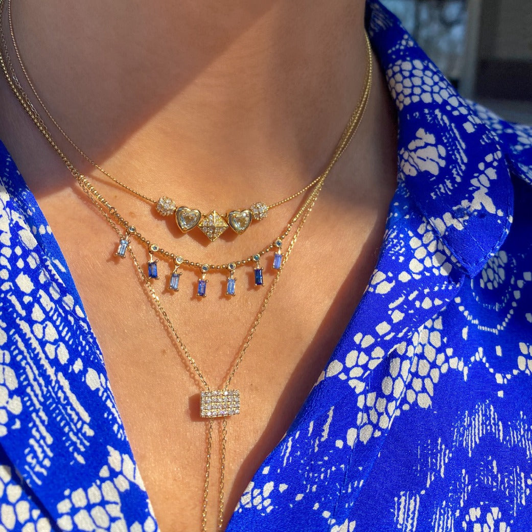 Blue Stones Santorini Necklace | Ben-Amun Jewelry