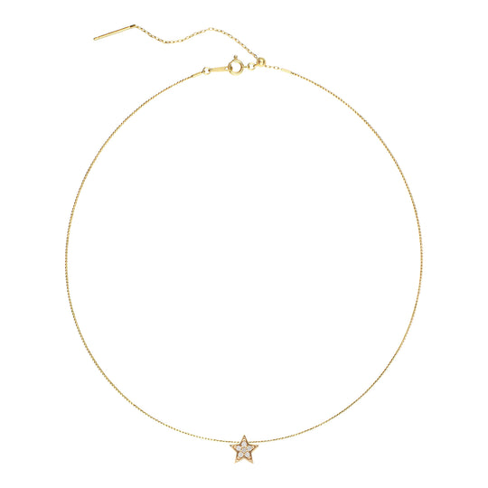 Collar GemDropp con estrella de diamantes