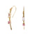 Gemstone & Diamond 14K Wire Dangle Earrings