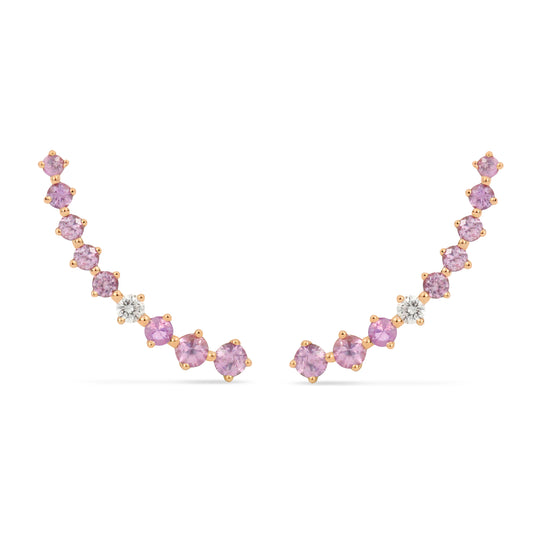 Gemstone 18K Classic Climbers