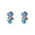 Opal & Gemstone 14K Organic Drop Earrings